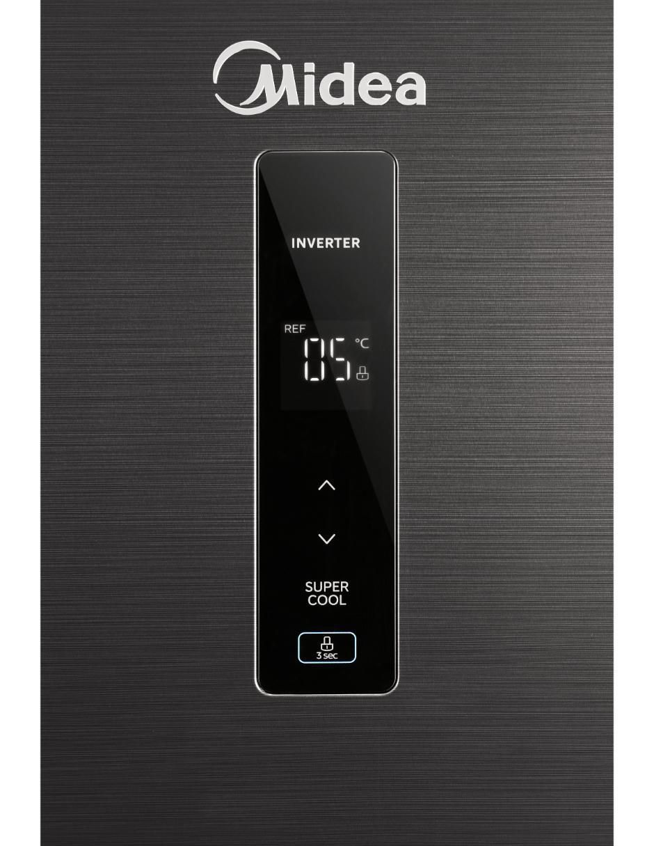 Refrigerador top mount Jazz Black 15 pies cúbicos inverter y fábrica de hielo MDRT580MTM28WD 5