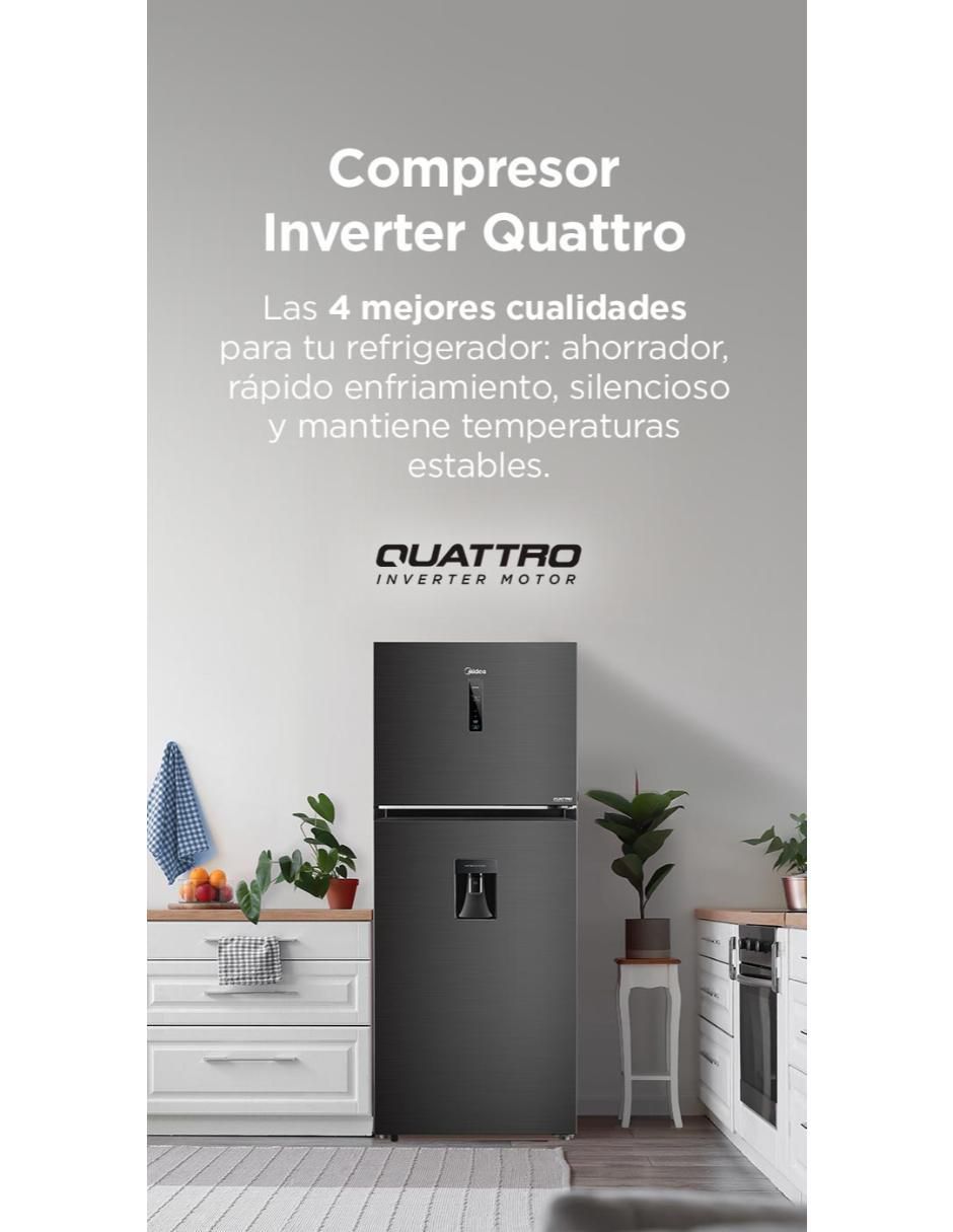 Refrigerador top mount Jazz Black 15 pies cúbicos inverter y fábrica de hielo MDRT580MTM28WD 10