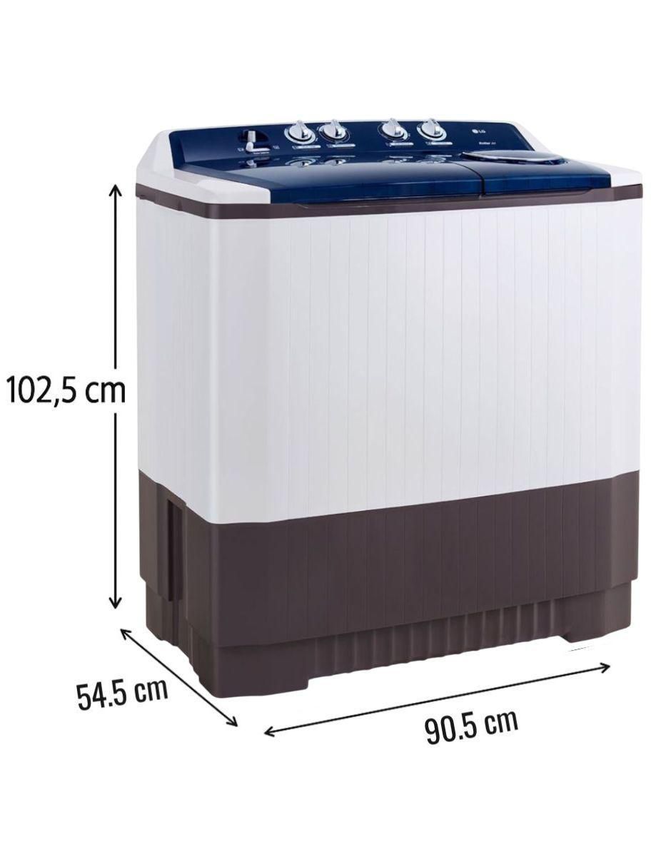 Lavadora 15 kg semiautomática carga superior wp15war 8