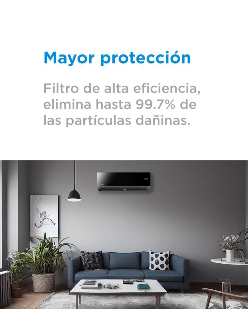 Aire acondicionado mini split inverter frío y calor 12000 BTU MAS12H2AGM32 3