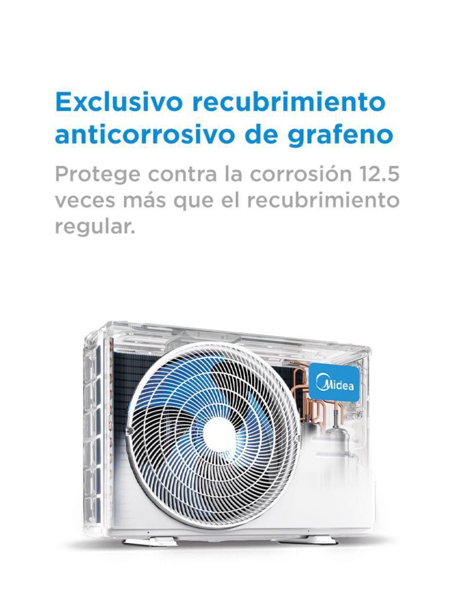 Aire acondicionado mini split inverter frío y calor 12000 BTU MAS12H2AGM32 4