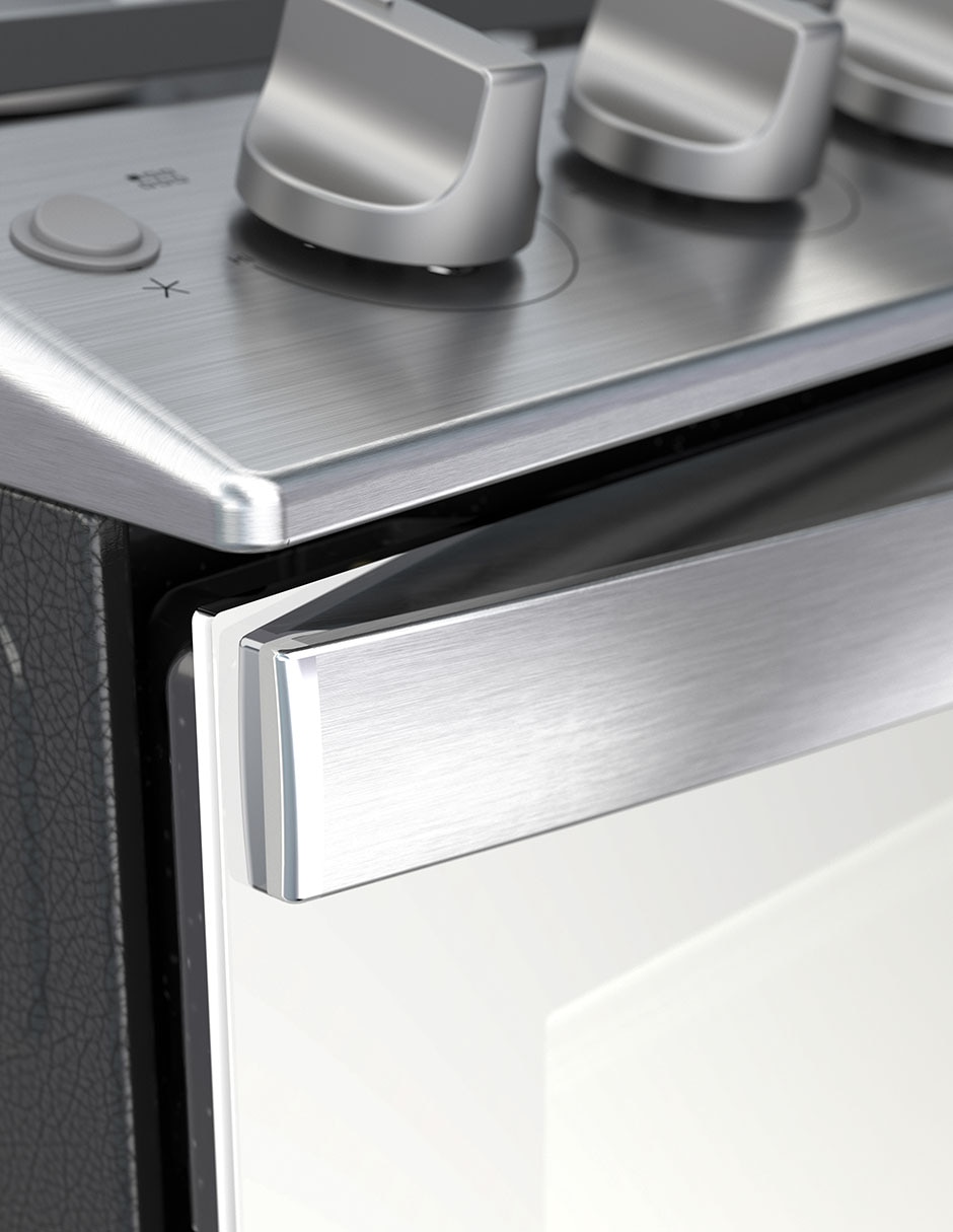 Combo estufa de piso a Gas LP 76 cm CWFR5100S-HH de 6 quemadores+Campana 4