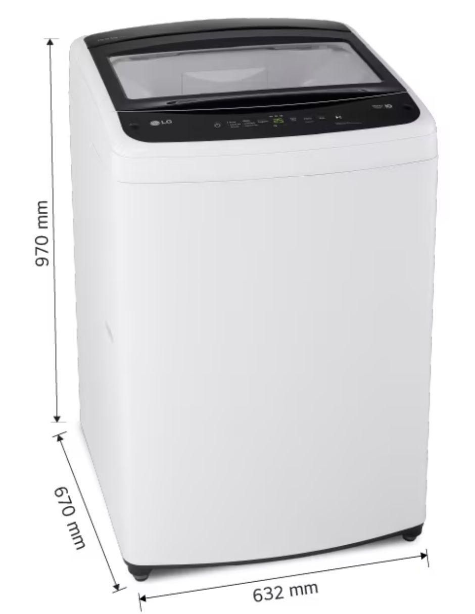 Lavadora smart inverter turbodrum 19 kg automática carga superior wt19wvtb 10