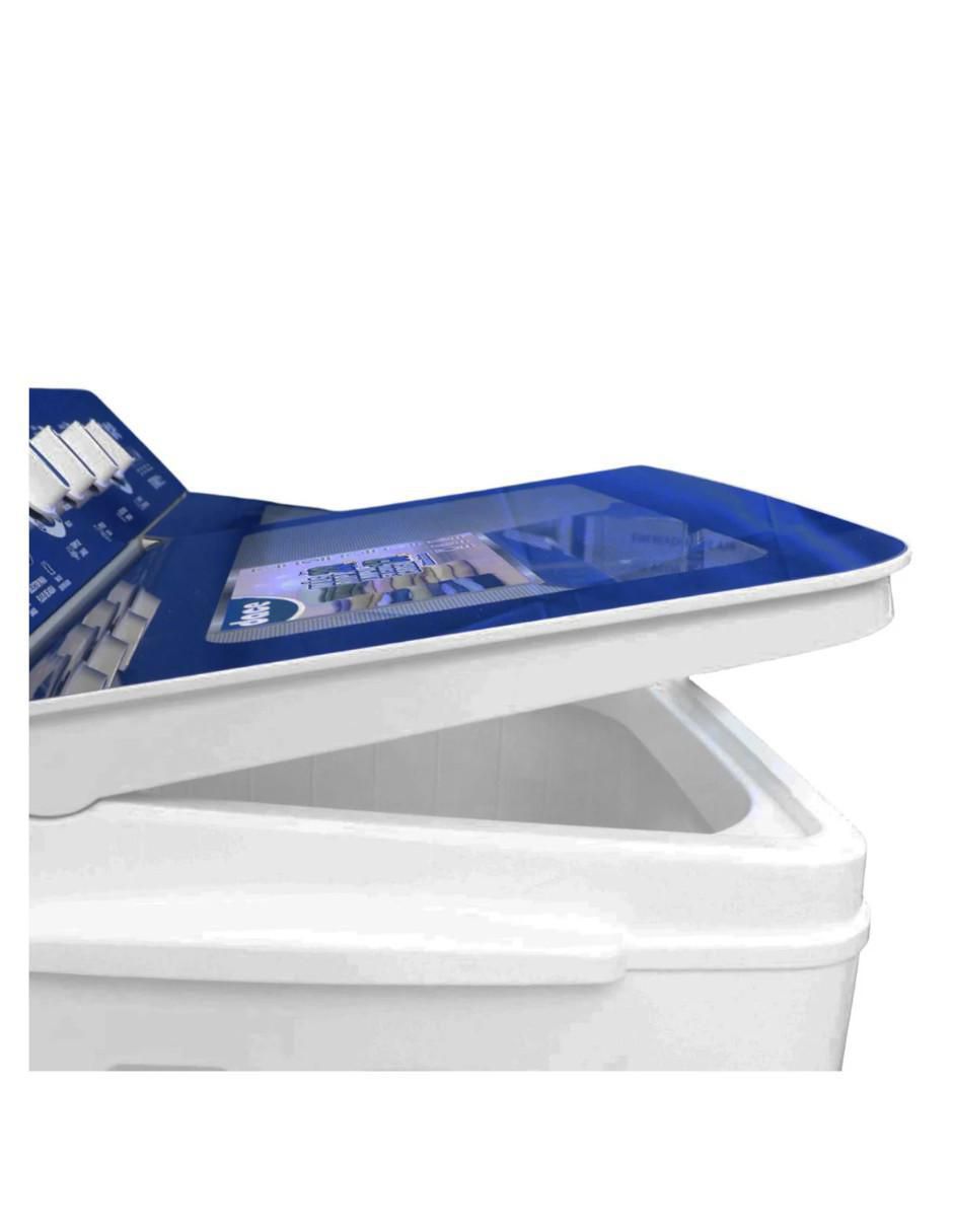 Lavadora doble tina 28 kg semiautomática carga superior ls28131pcba 5