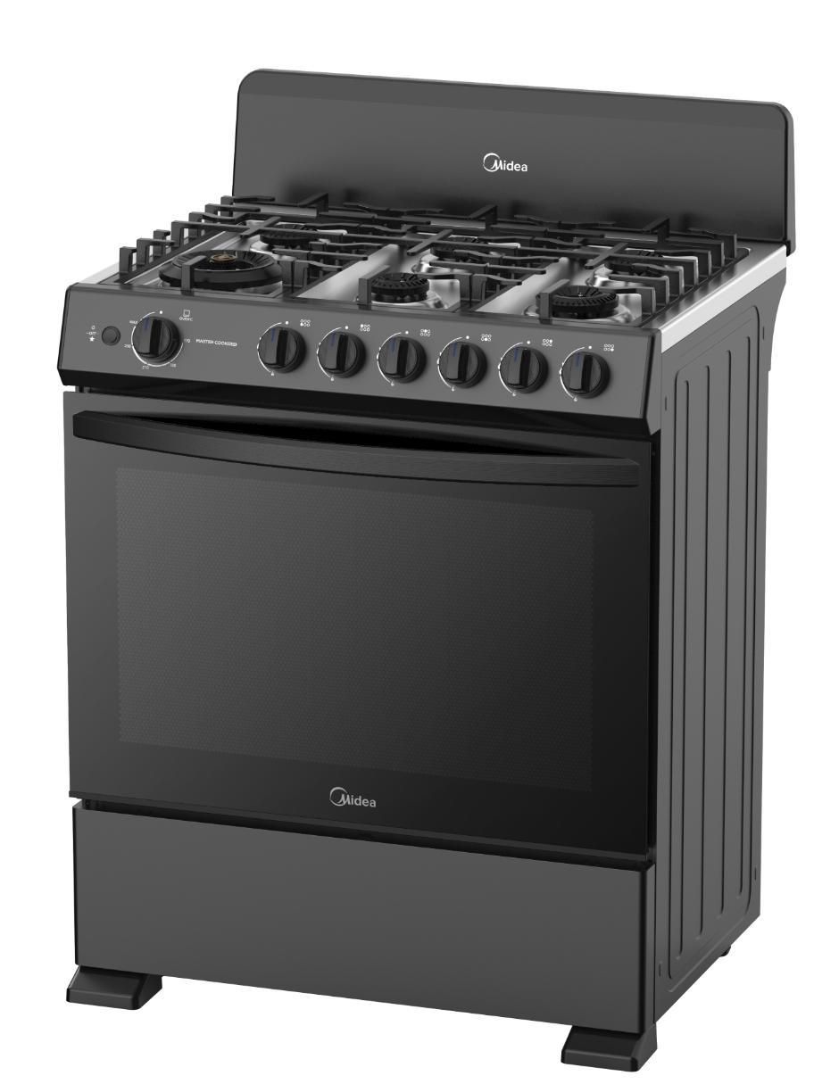 Estufa de piso a gas natural/LP Master Cookplus 75.7 cm MGS30FS1BIABBF de 6 quemadores 2
