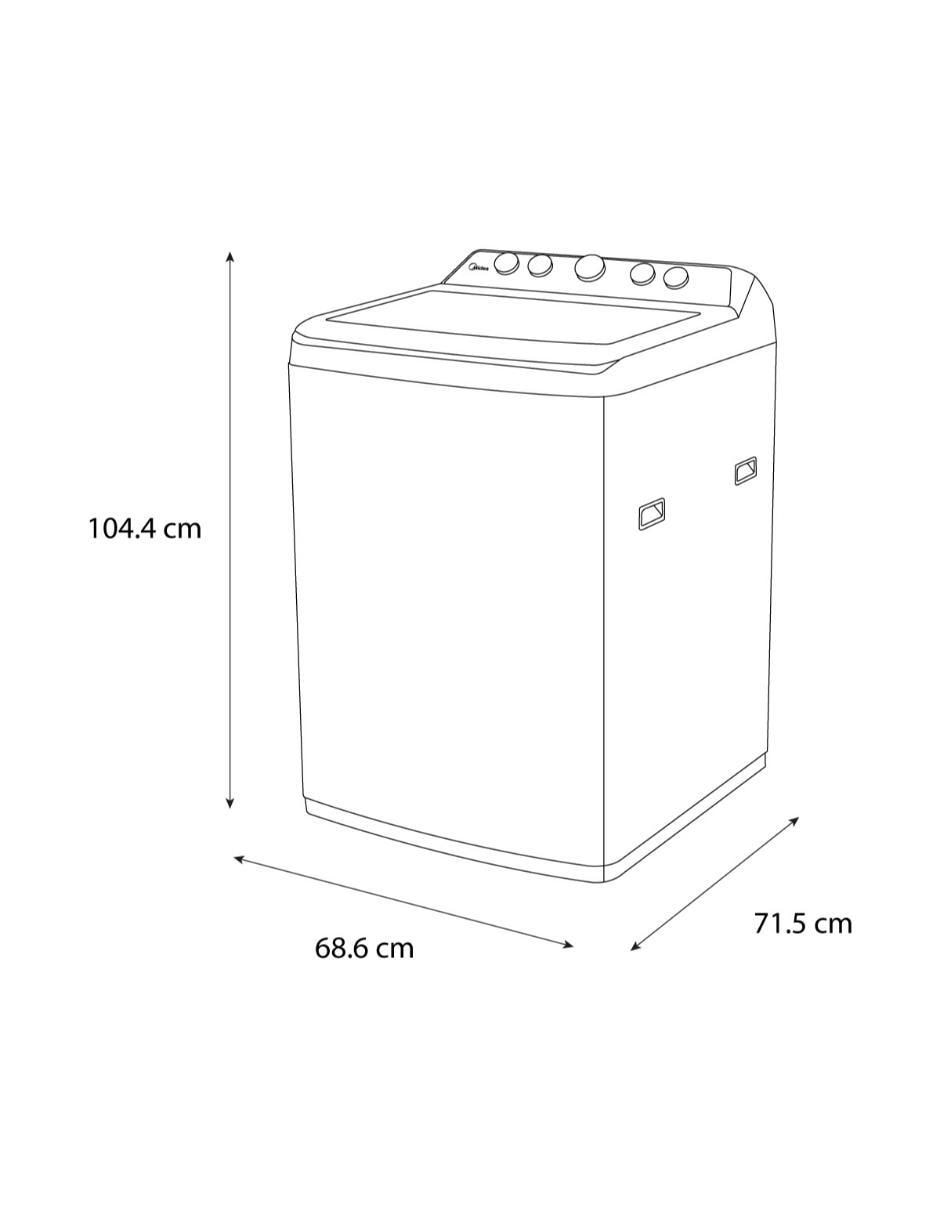 Lavadora 23 kg automática carga superior ma500w23/w 13
