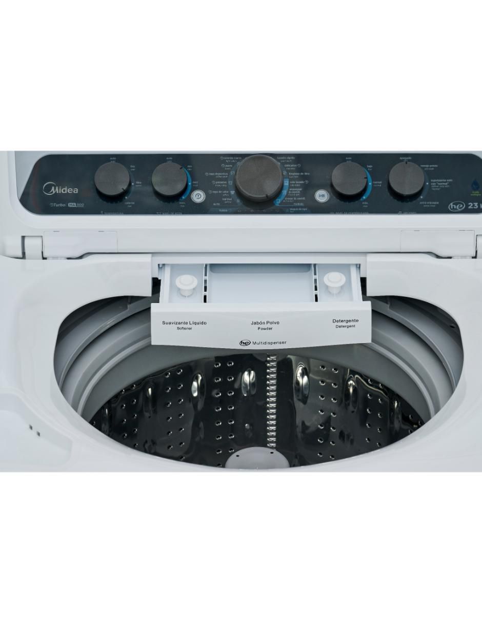Lavadora 23 kg automática carga superior ma500w23/w 9