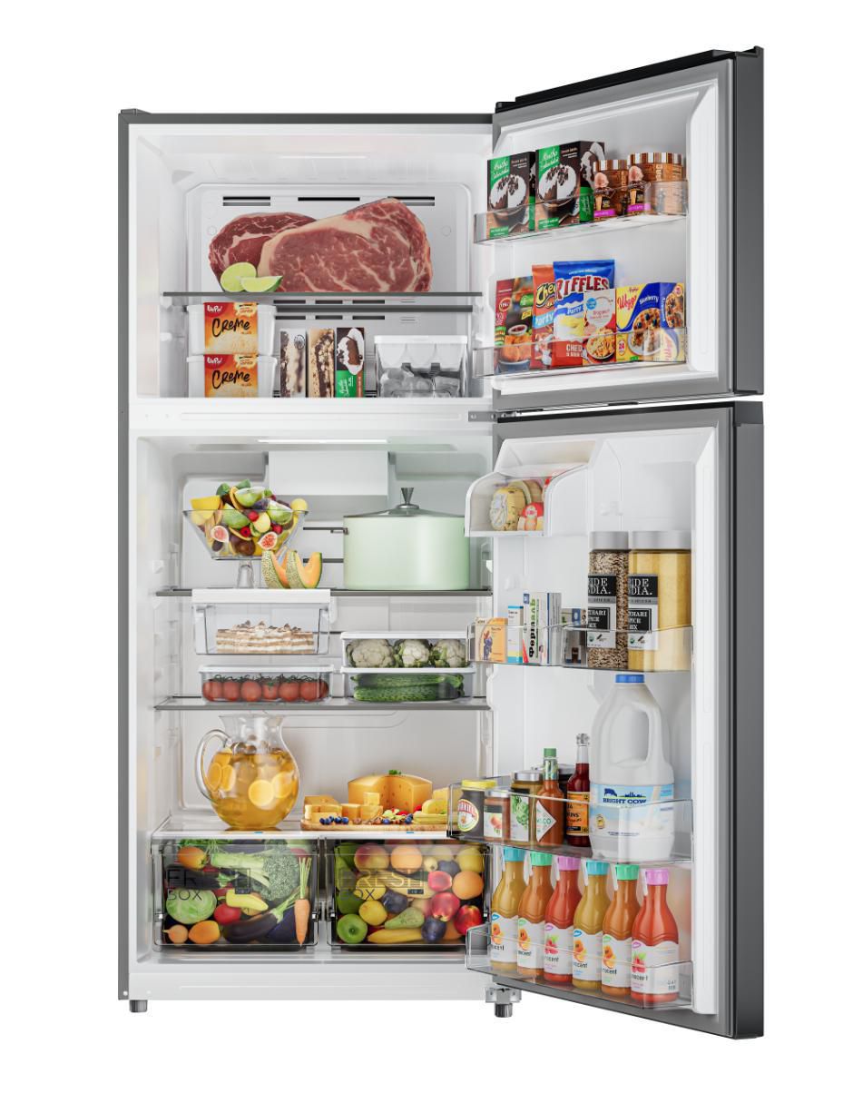 Refrigerador top mount Inverter Quattro 20 pies cúbicos inverter y no frost y fábrica de hielo MDRT765FGM46D 4