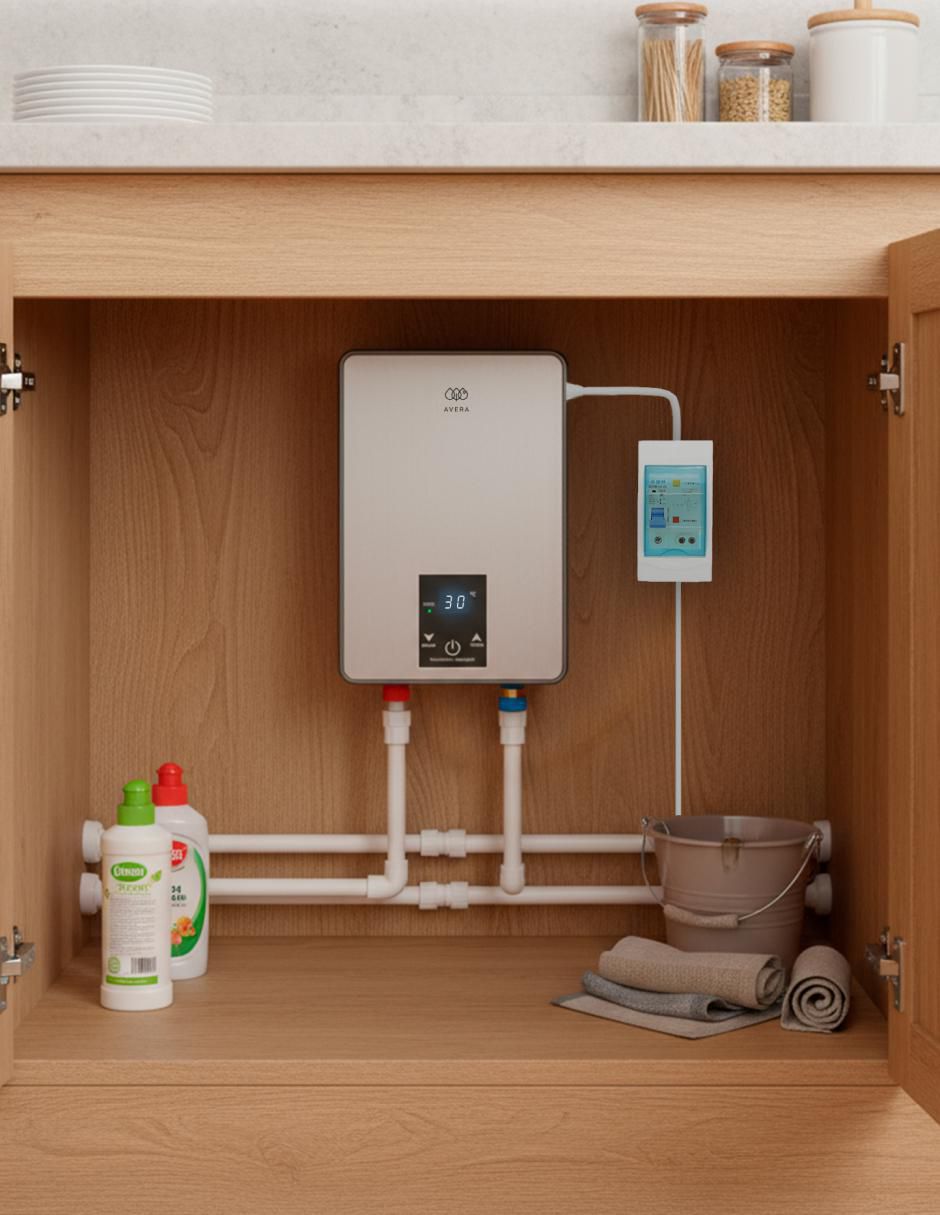 Calentador instantáneo CE01 8 L eléctrico 3