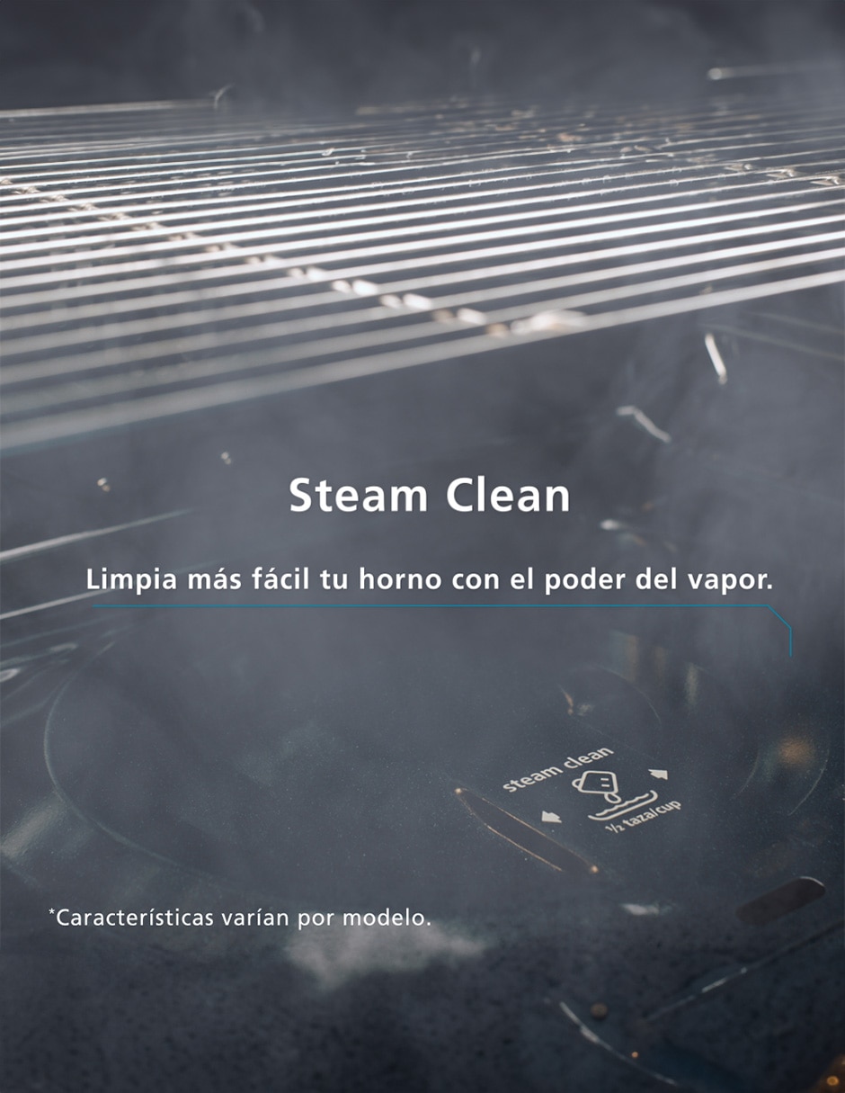 Estufa de piso a Gas LP Air Fry 76 cm EMHA7602DSS0 de 6 quemadores 20