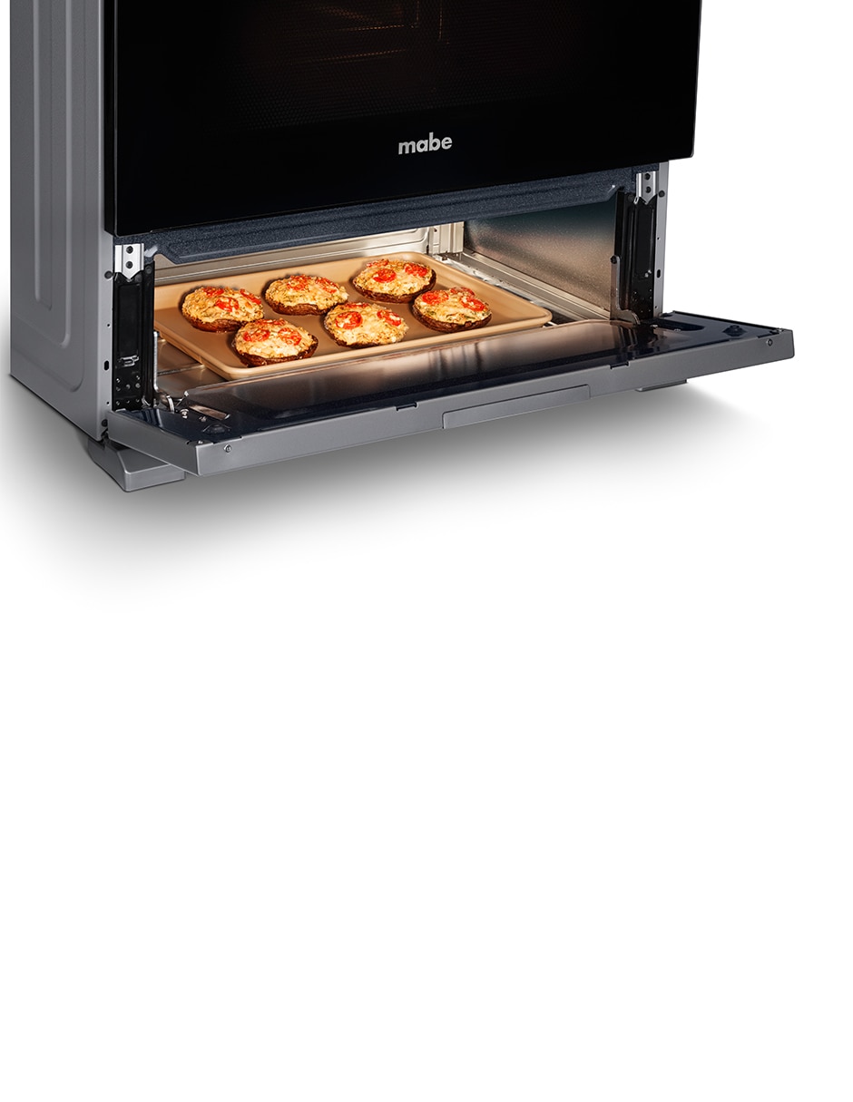 Estufa de piso a Gas LP Air Fry 76 cm EMHA7602DSS0 de 6 quemadores 9