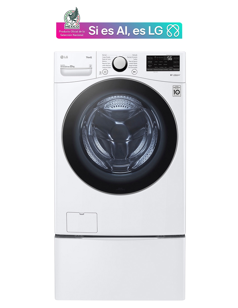 Lavadora 22 kg automática carga frontal  WM22WV26SR.WDP6W 2