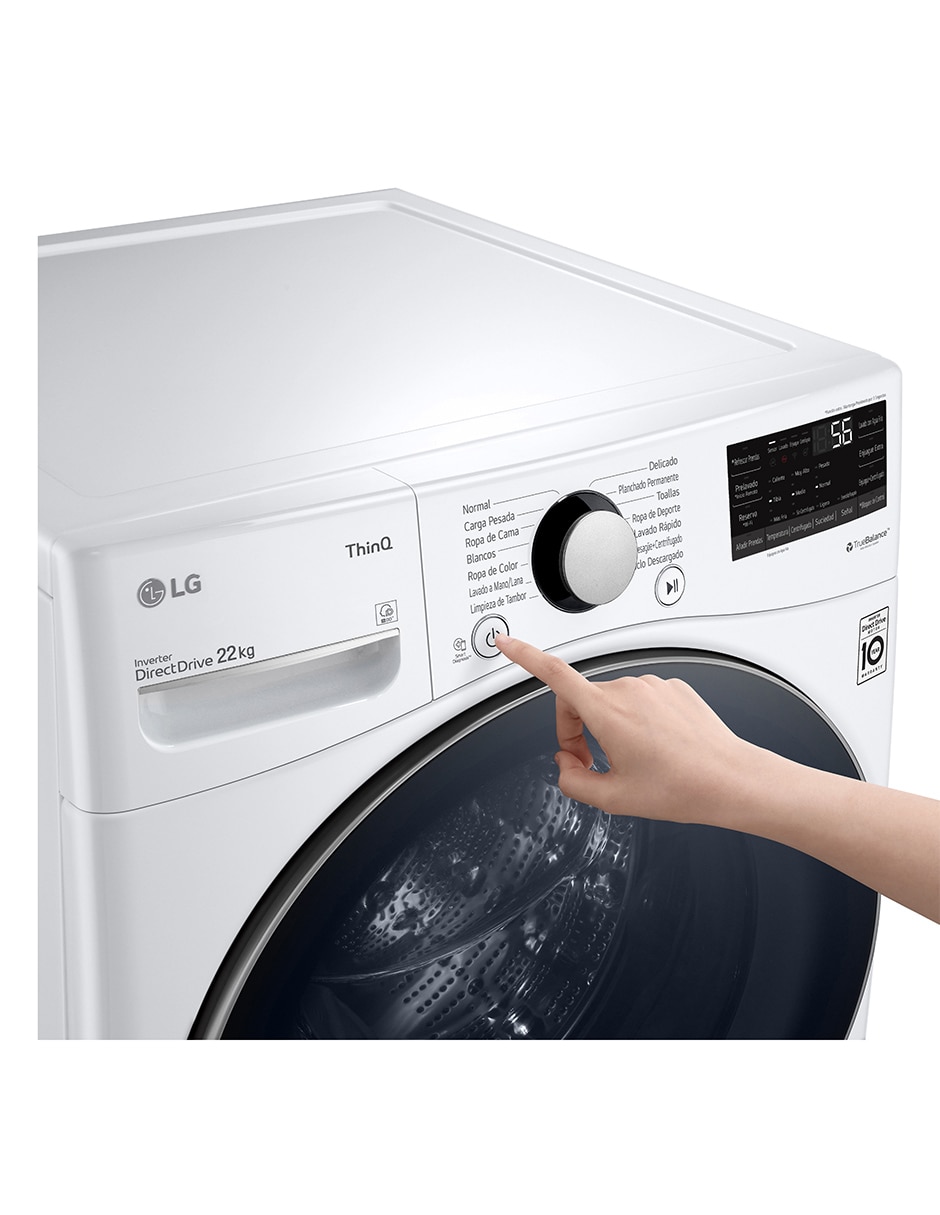 Lavadora 22 kg automática carga frontal  WM22WV26SR.WDP6W 4