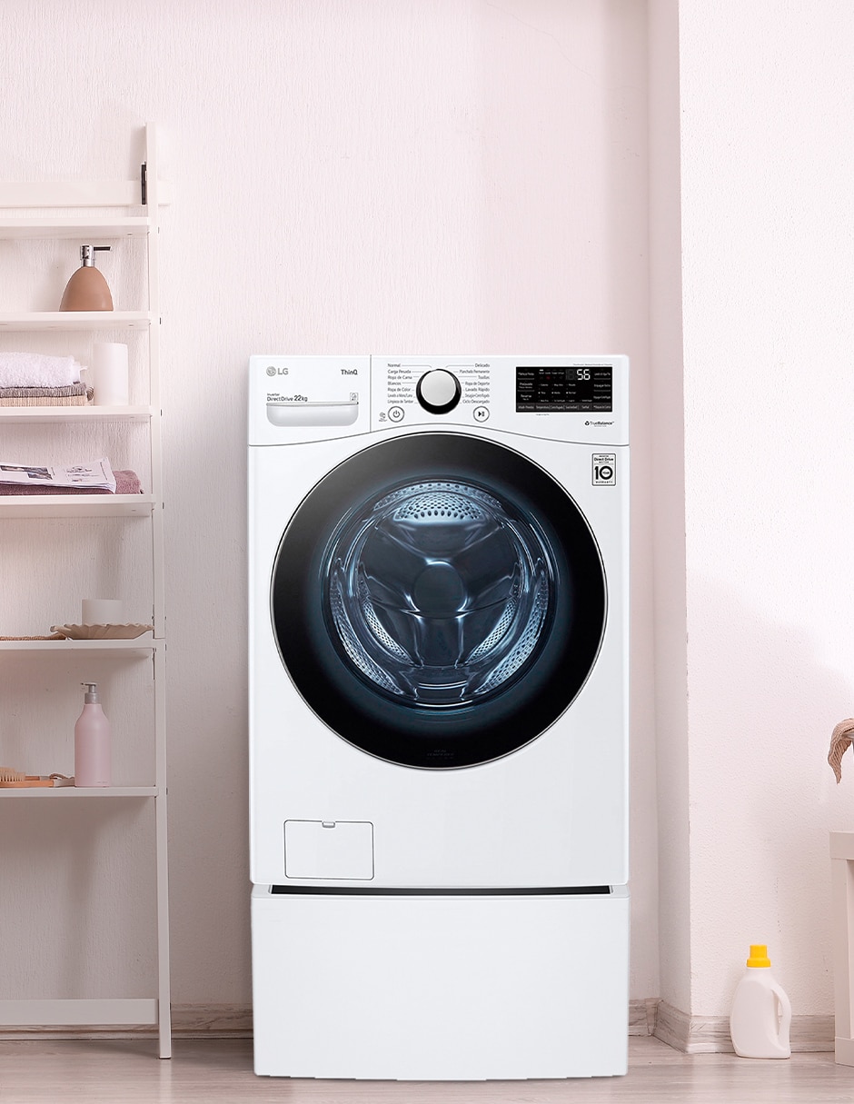 Lavadora 22 kg automática carga frontal  WM22WV26SR.WDP6W 9