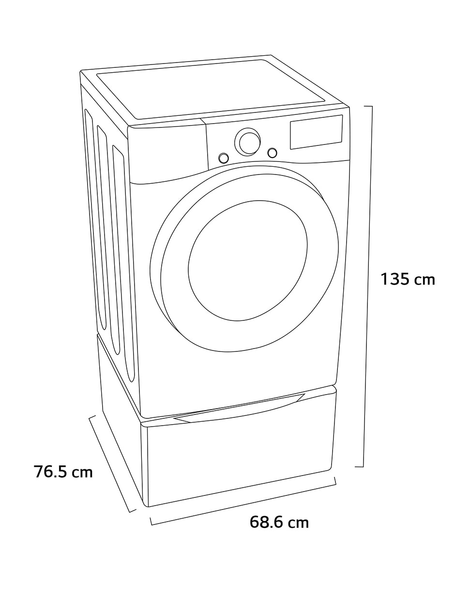 Secadora de gas de 22 kg con 13 ciclos DF22WV2SR.WDP6W 8