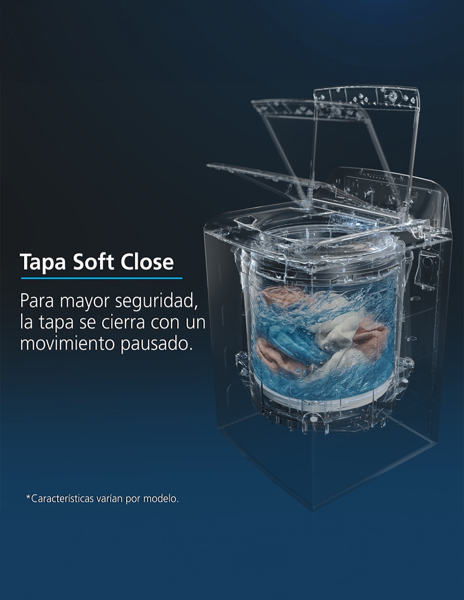 Lavadora Kit Limpieza 25 KG automática carga superior LMP75201WDAB0LIM 13