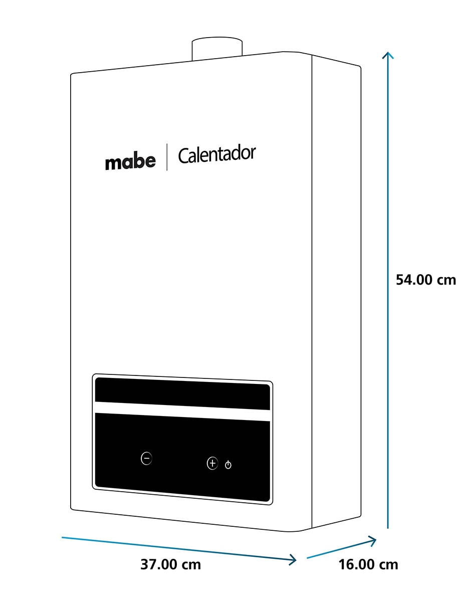 Calentador de depósito CMBM16M1FSNA 16 L Gas Natural 20