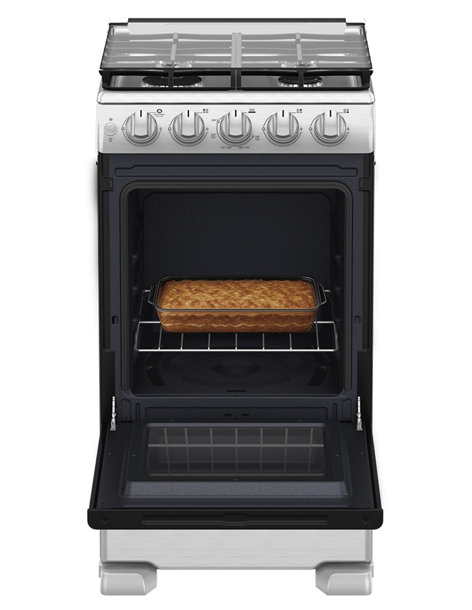 Combo estufa de piso a Gas LP Tecnología Ultimate Cooking y Cleaning 50.60 cm EM5060X2CMPU50 de 4 quemadores + Campana 13