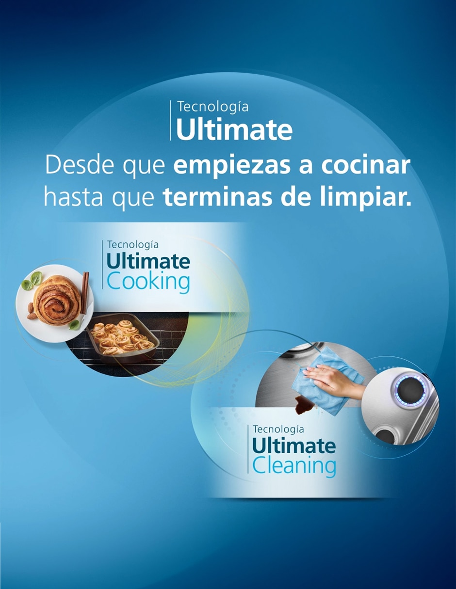 Combo estufa de piso a Gas LP Tecnología Ultimate Cooking y Cleaning 50.60 cm EM5060X2CMPU50 de 4 quemadores + Campana 19