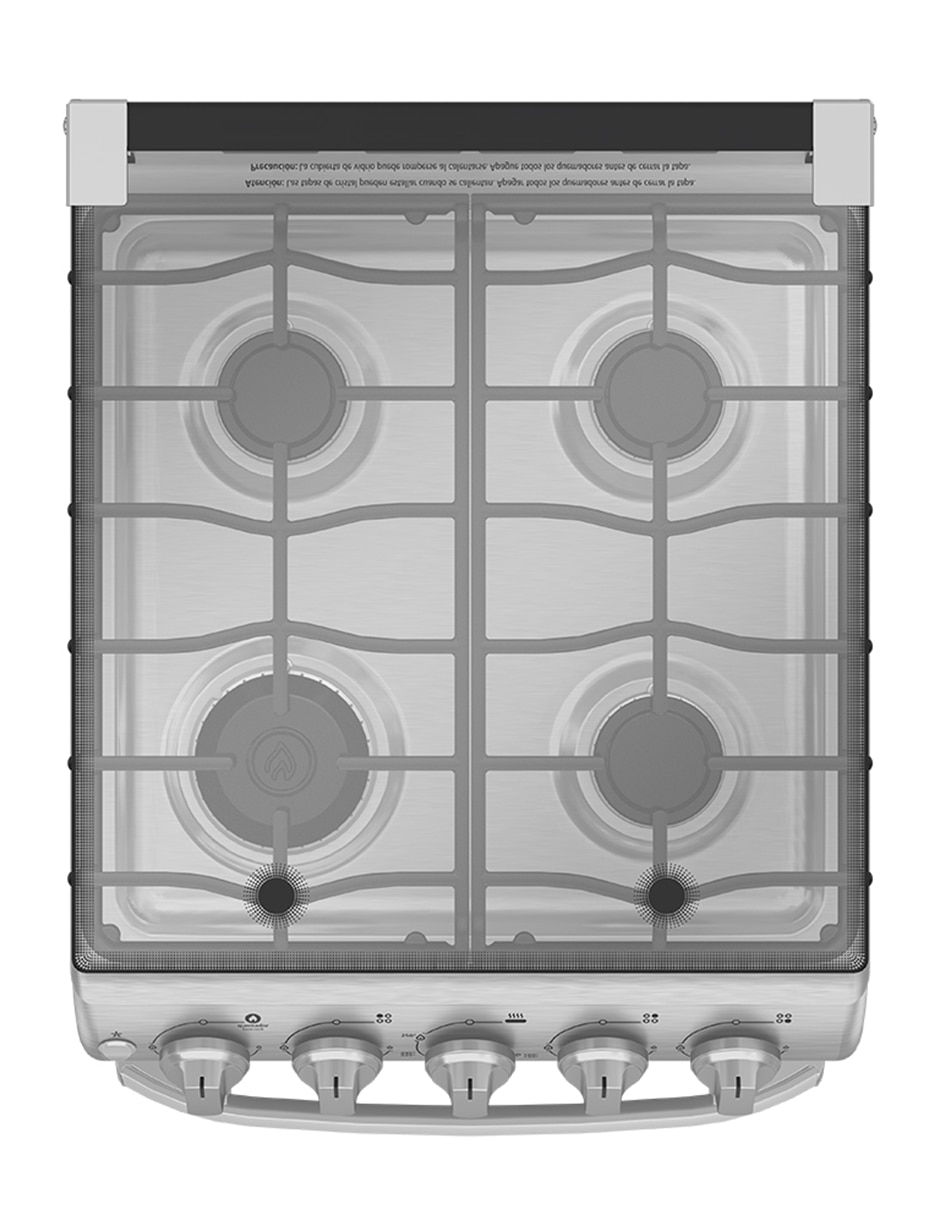 Combo estufa de piso a Gas LP Tecnología Ultimate Cooking y Cleaning 50.60 cm EM5060X2CMPU50 de 4 quemadores + Campana 9