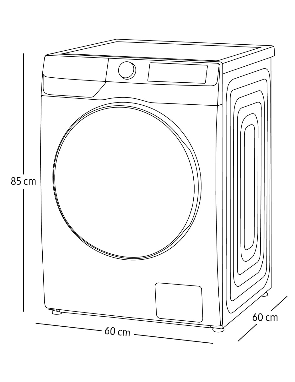 Lavasecadora eléctrico 13 kg 8 kg WD13FG6B34BBAX 10