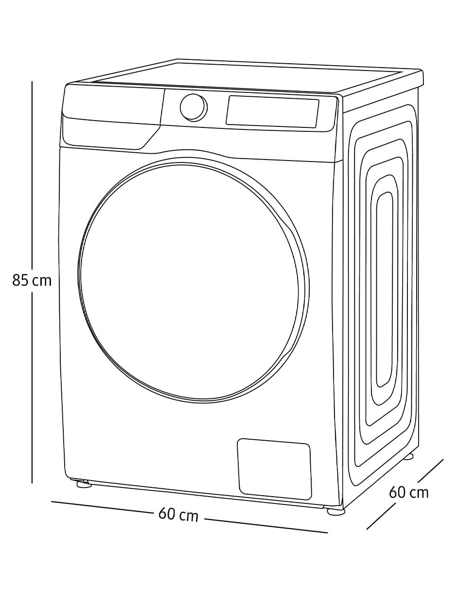 Lavasecadora eléctrica 13 kg/8 kg WD13FG6B34BEAX 10