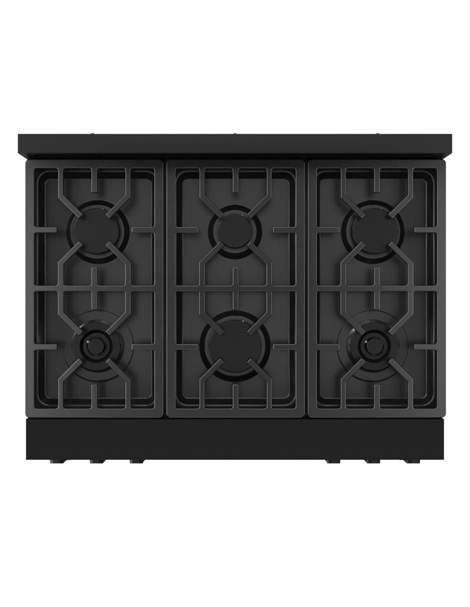 Estufa de piso a gas natural 91 cm RSG36B de 6 quemadores 3