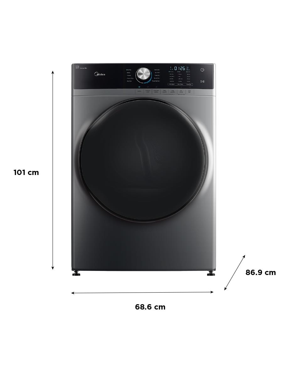 Secadora de electrónico de 22 kg con 14 ciclos MH04D220/S 7