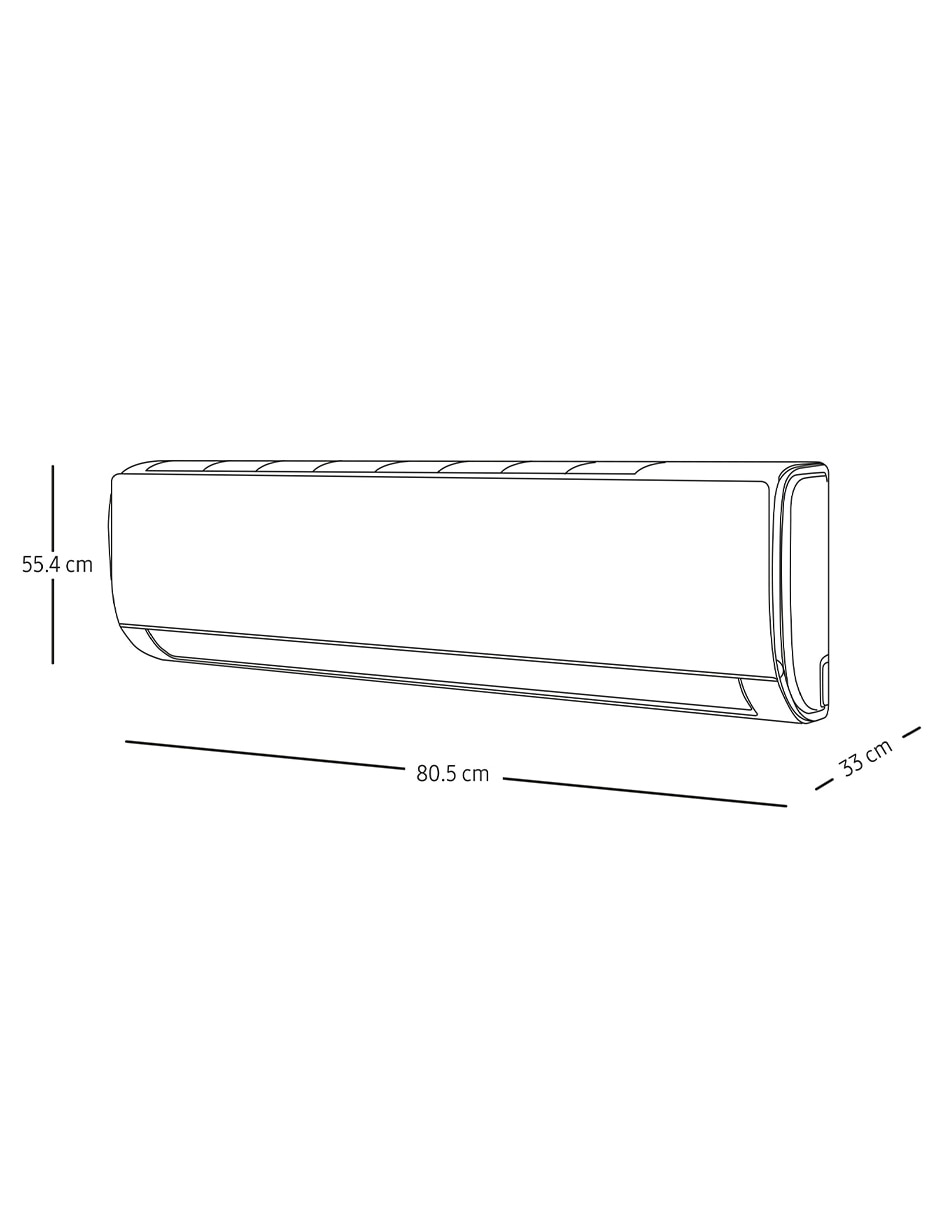 Aire acondicionado mini split inverter frío y calor 21400 BTU AR40F24C0AMAX 6