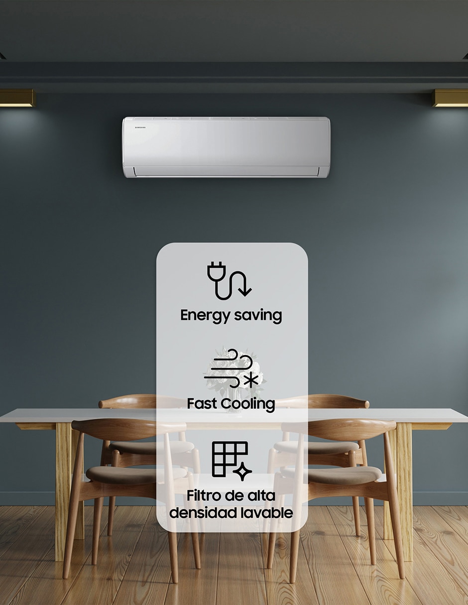 Aire acondicionado mini split inverter frío y calor 12000 BTU AR40F12C0AMAX 2