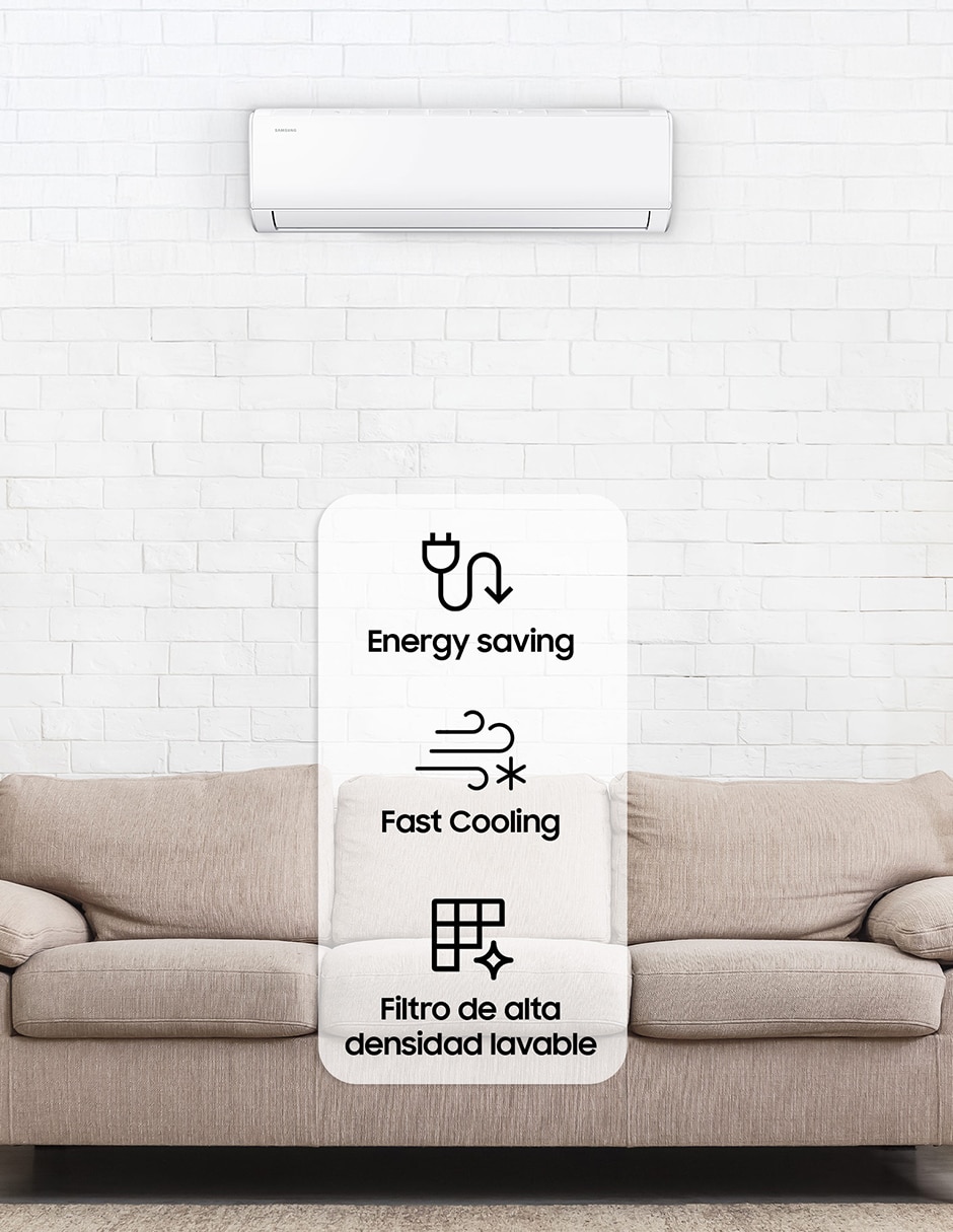 Aire acondicionado mini split inverter frío 20000 BTU AR40F24D0AMAX 2