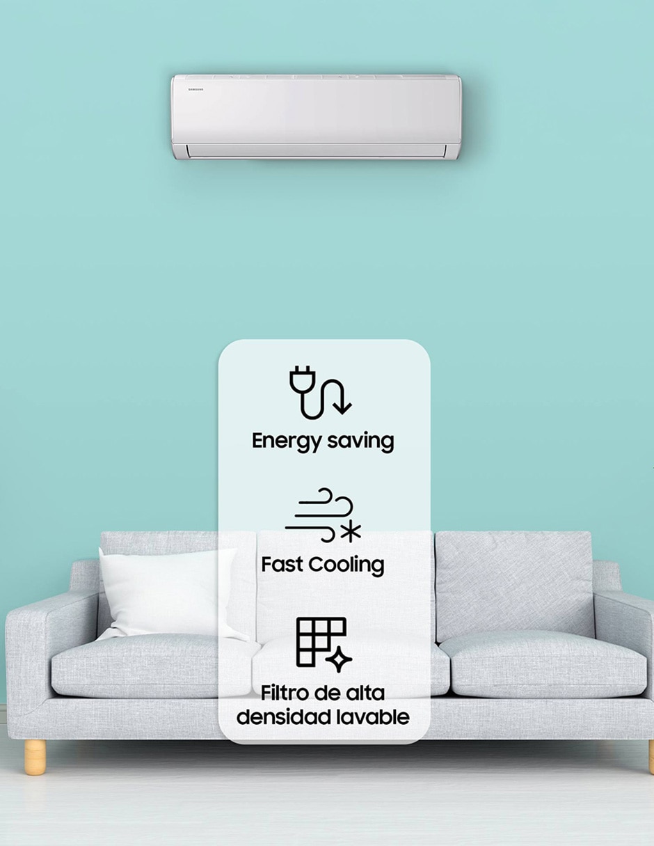 Aire acondicionado mini split inverter frío 18000 BTU AR40H18D0AMAX 220 V 2