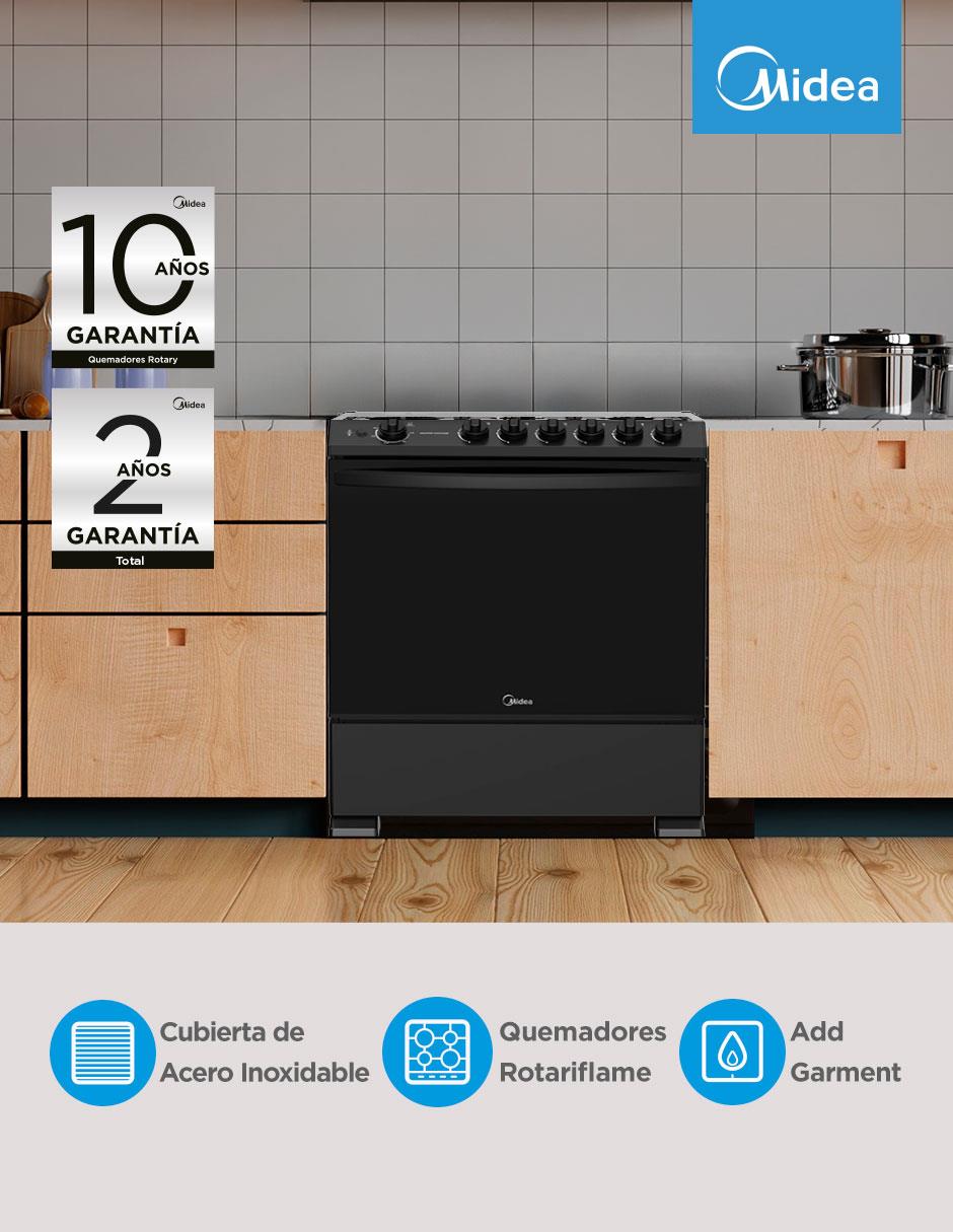 Estufa de piso a Gas natural/LP 75.7 cm MGS30FS1LIASBT de 6 quemadores 5