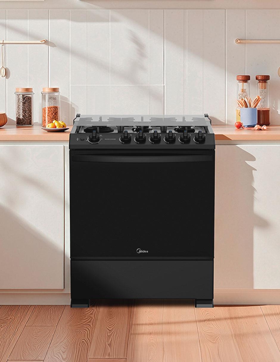 Estufa de piso a Gas natural/LP 75.7 cm MGS30FS1LIASBT de 6 quemadores 6
