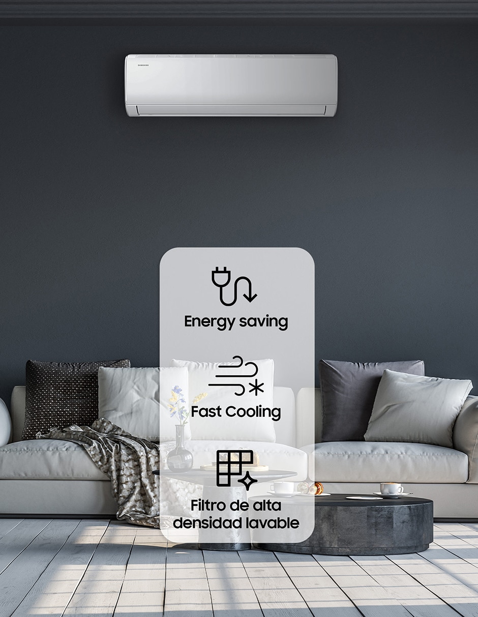 Aire acondicionado mini split inverter frío 11800 BTU AR40F12D0AMAX 220 V 2