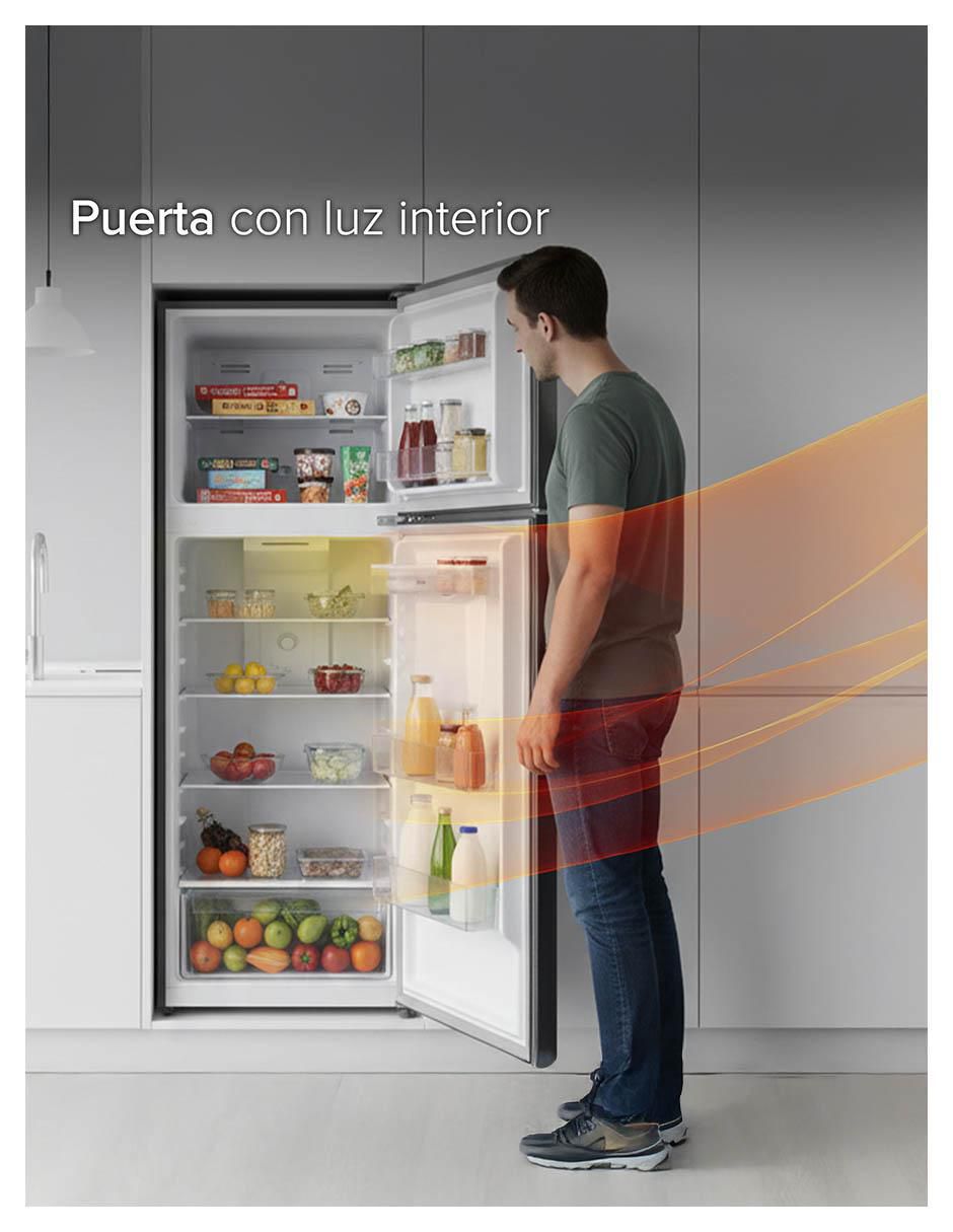 Refrigerador Top Mount 12 pies cúbicos inverter y no frost WWCR118334AHWD 3