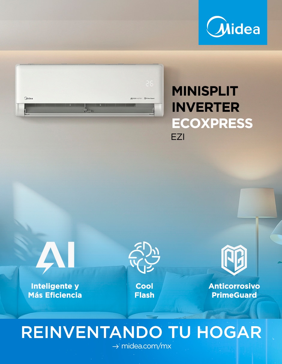 Aire acondicionado mini split inverter frío y calor 18000 BTU MAS18H2EZI 110-220 V 5