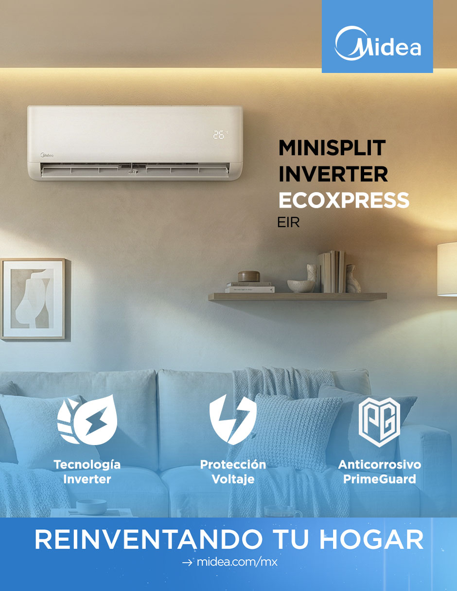 Aire acondicionado mini split inverter frío y calor 12000 BTU MAS12H2EIR 230V 4