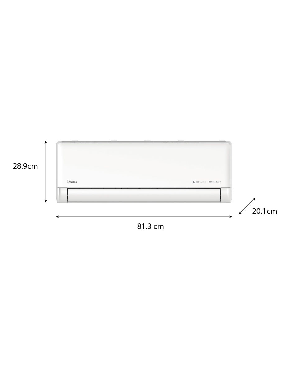 Aire acondicionado mini split inverter frío y calor 12000 BTU MAS12H2EZI 220V 7