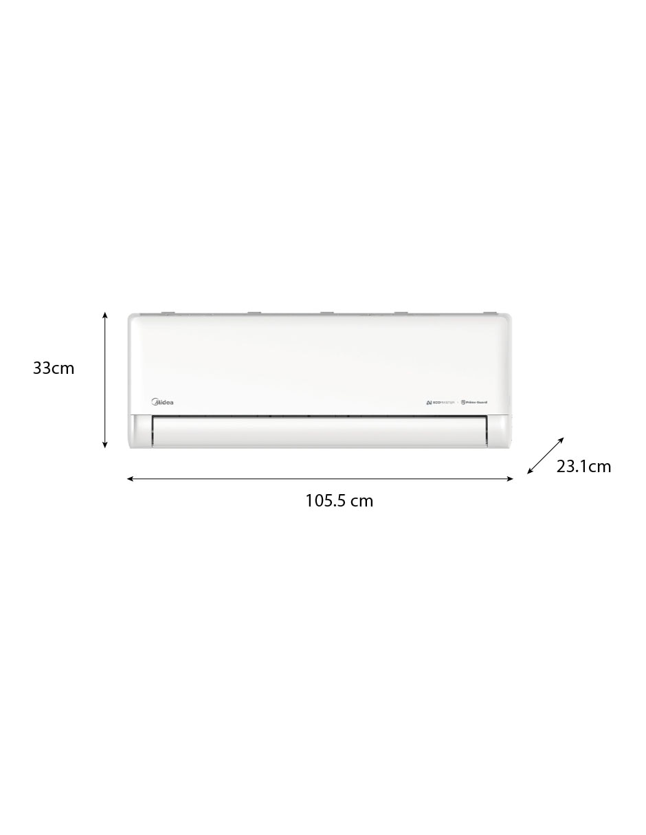 Aire acondicionado mini split inverter frío y calor 24000 BTU MAS24H2EZI 220V 7