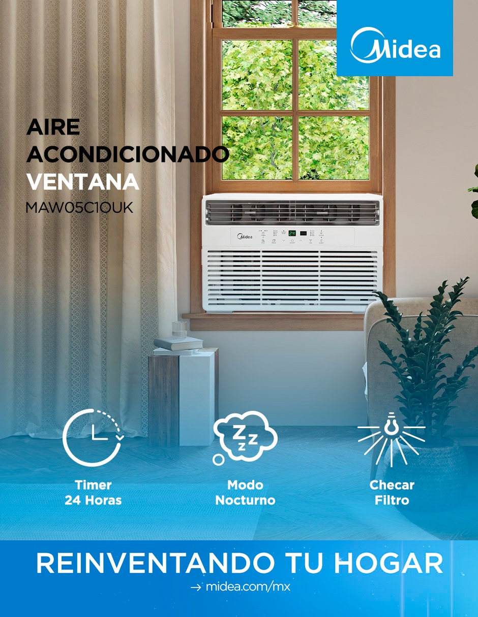 Aire acondicionado de ventana frío 8000 BTU 
MAW08C1OUK 115V 4