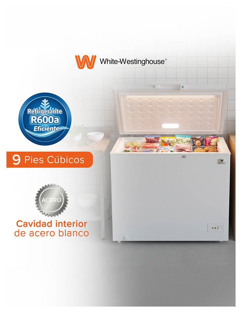 Congelador WWCCF89251LHWSD horizontal 9 pies cúbicos 5
