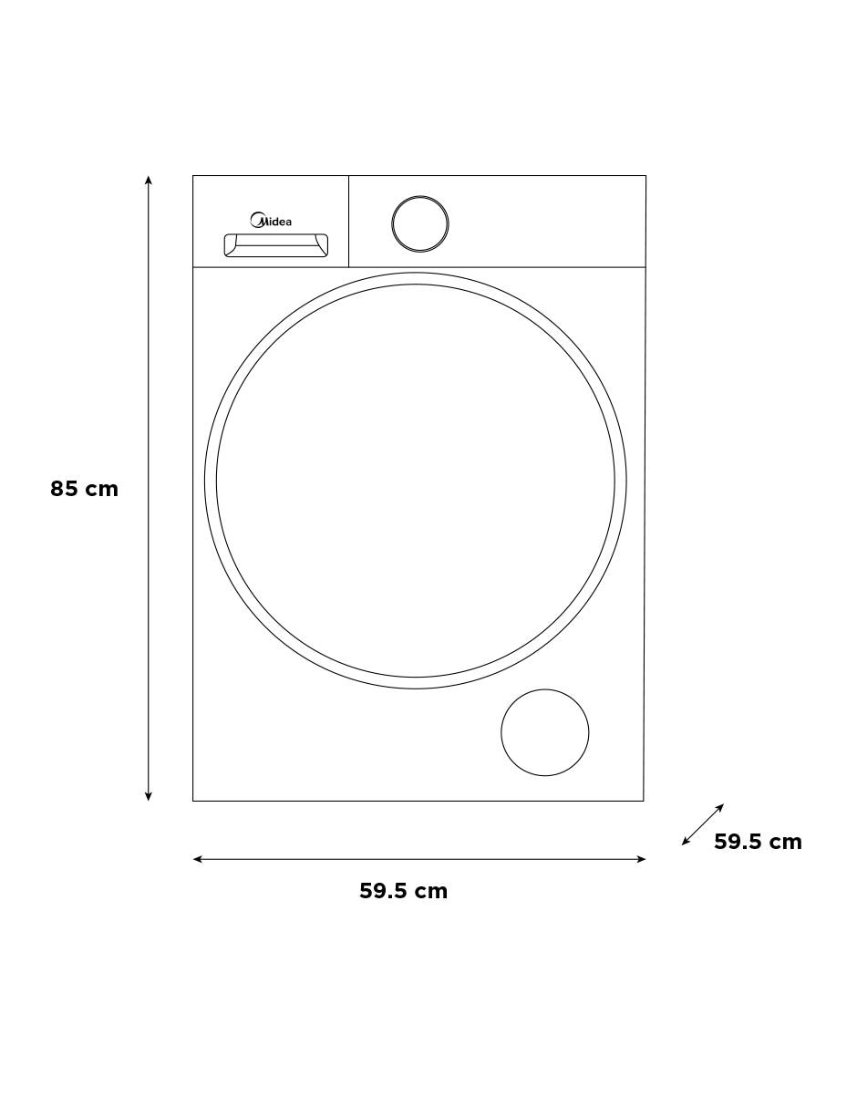 Lavasecadora eléctrico 15 kg 7 kg MF210D150WB/T 7
