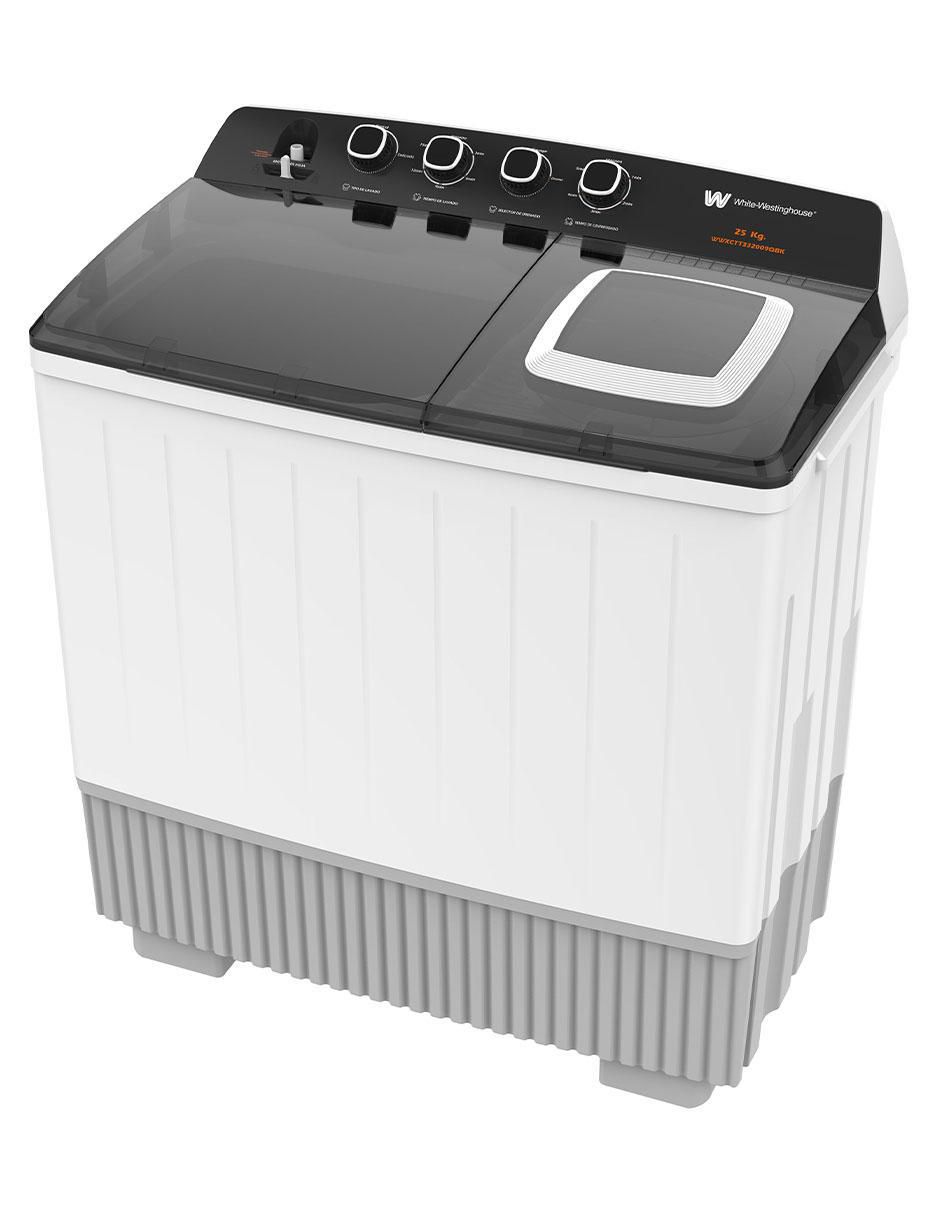 Lavadora doble tina 25 kg semiautomática carga superior WWXCTT332009QBK Lavadora doble tina 25 kg semiautomática carga superior WWXCTT332009QBK