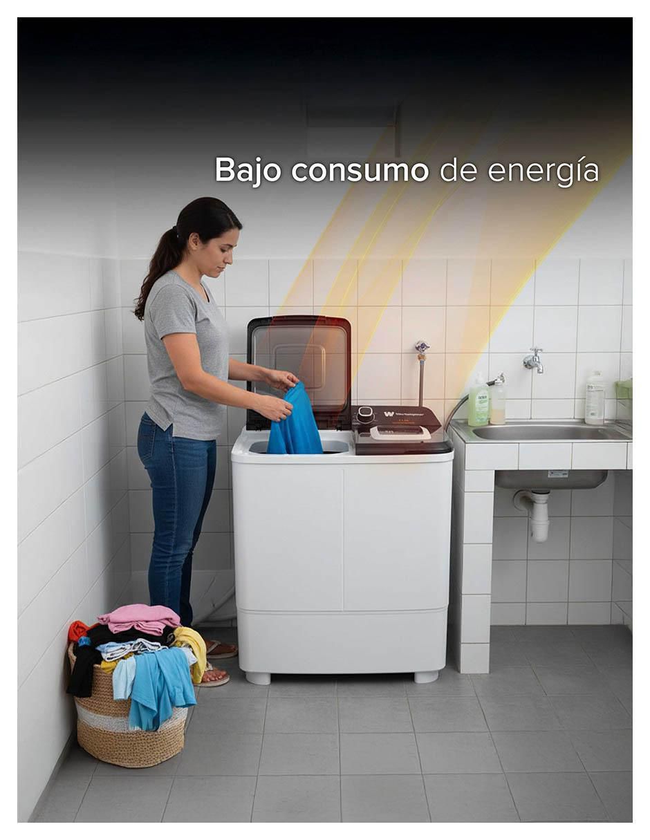Lavadora doble tina 11 kg semiautomática carga superior WWXCTT11703BK_05 3