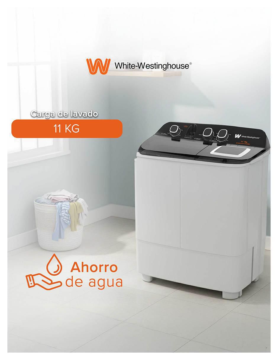 Lavadora doble tina 11 kg semiautomática carga superior WWXCTT11703BK_05 6