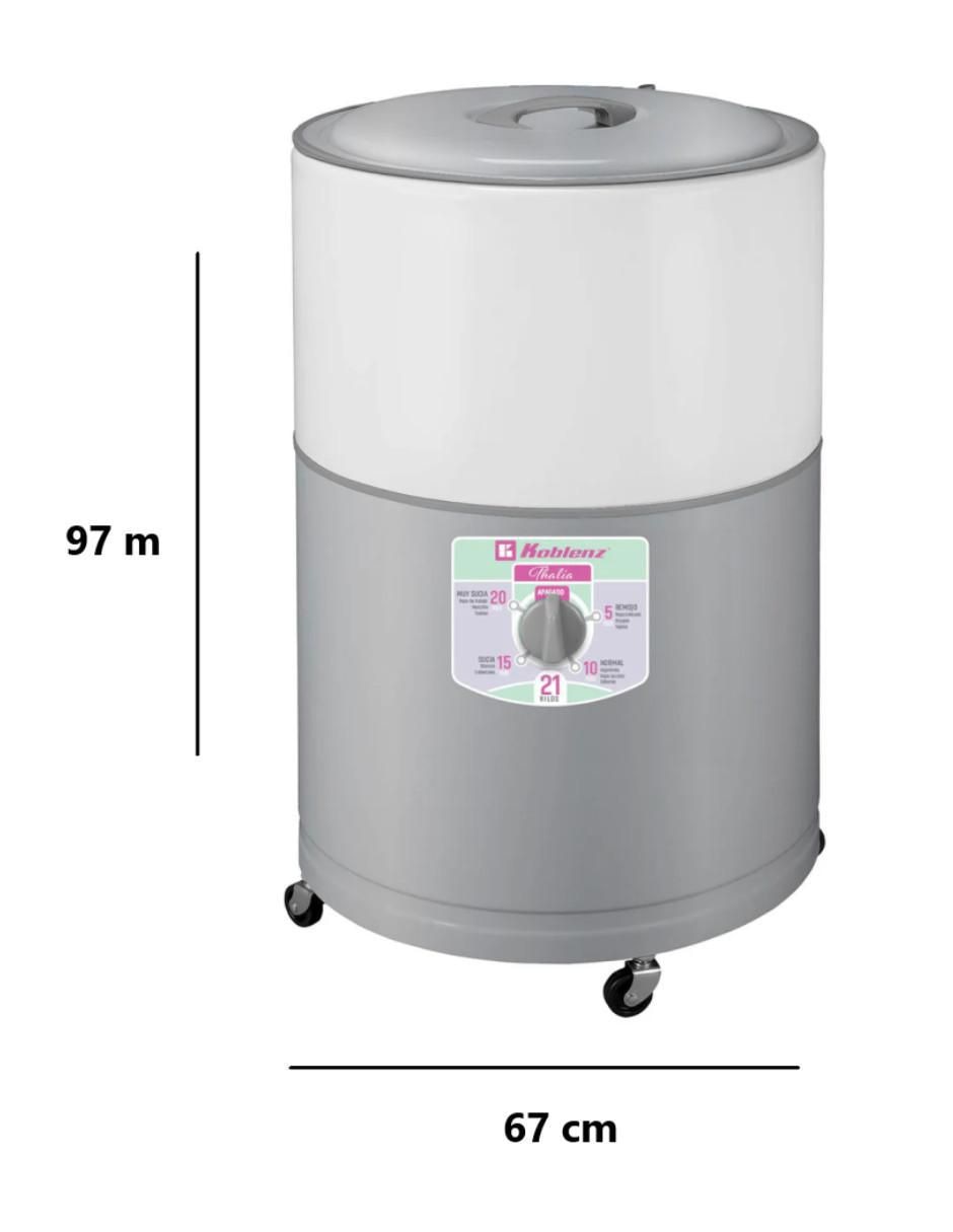 Lavadora 21 kg manual carga superior LRKF-21P 6