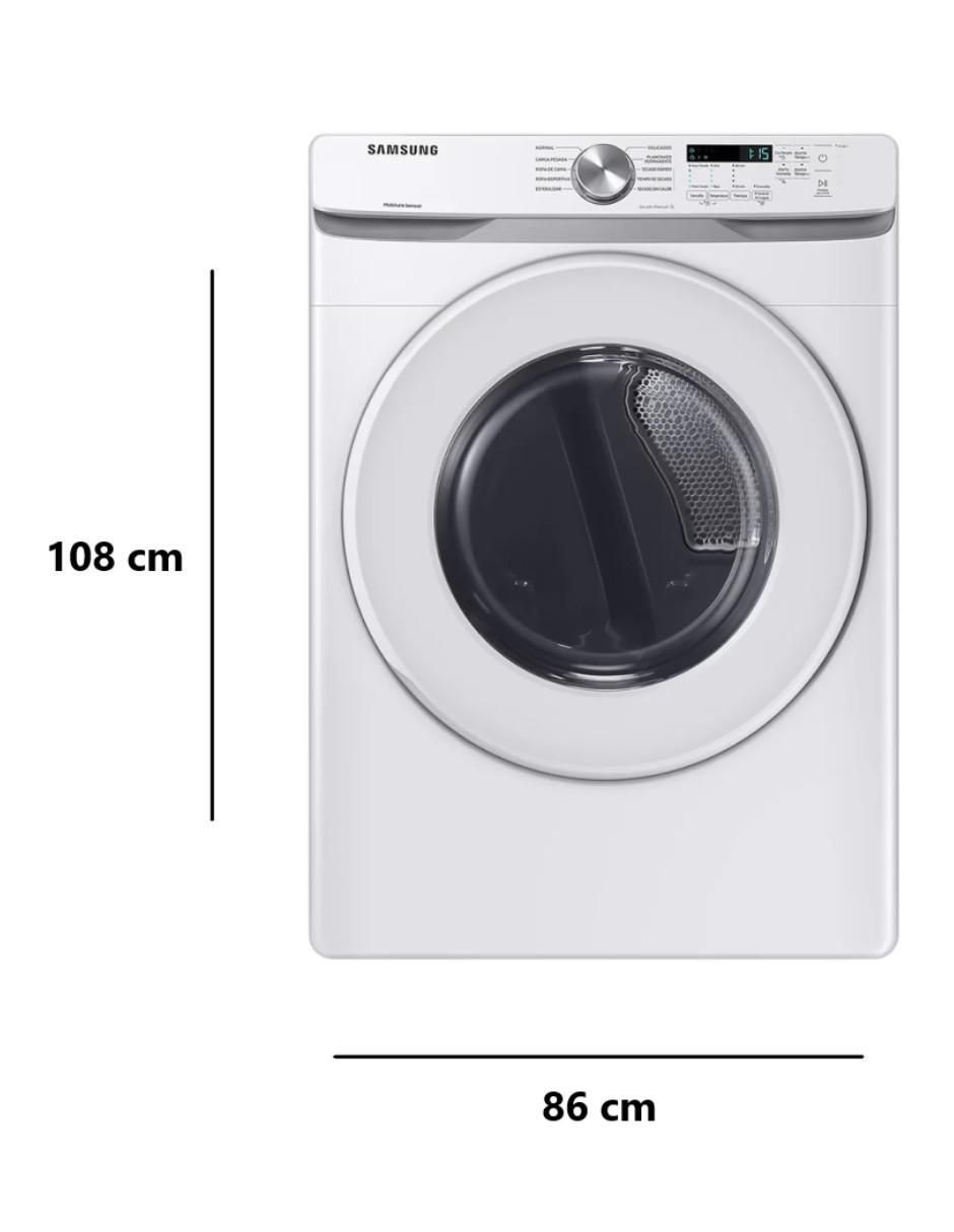 Secadora de Gas/Eléctrico de 24 kg con 10 ciclos DVG24T6000W 2