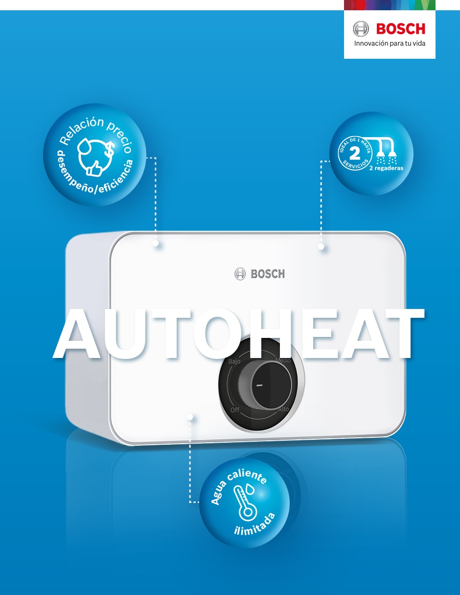 Calentador de paso autoheat 6 l eléctrico 6