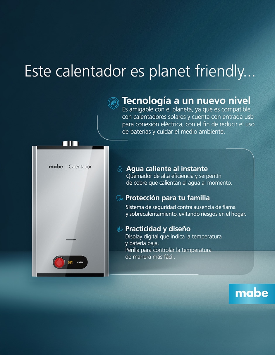 Calentador instantáneo CIM142SLP 14 L gas lp 7